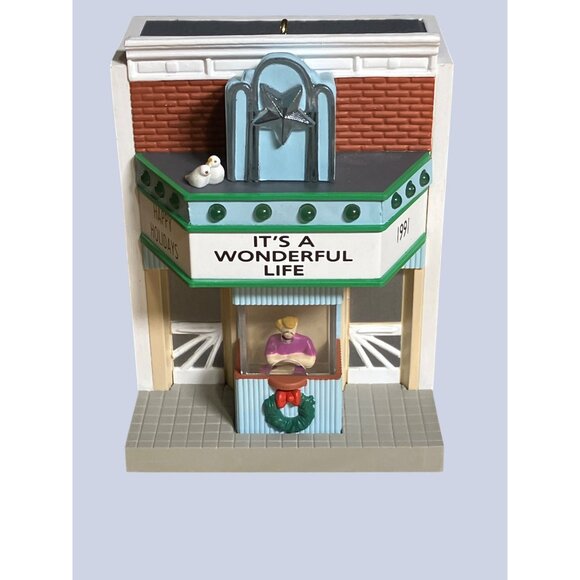 Hallmark Ornament 1991 Its A Wonderful Life Magic Lights Christmas Decor - Picture 2 of 13